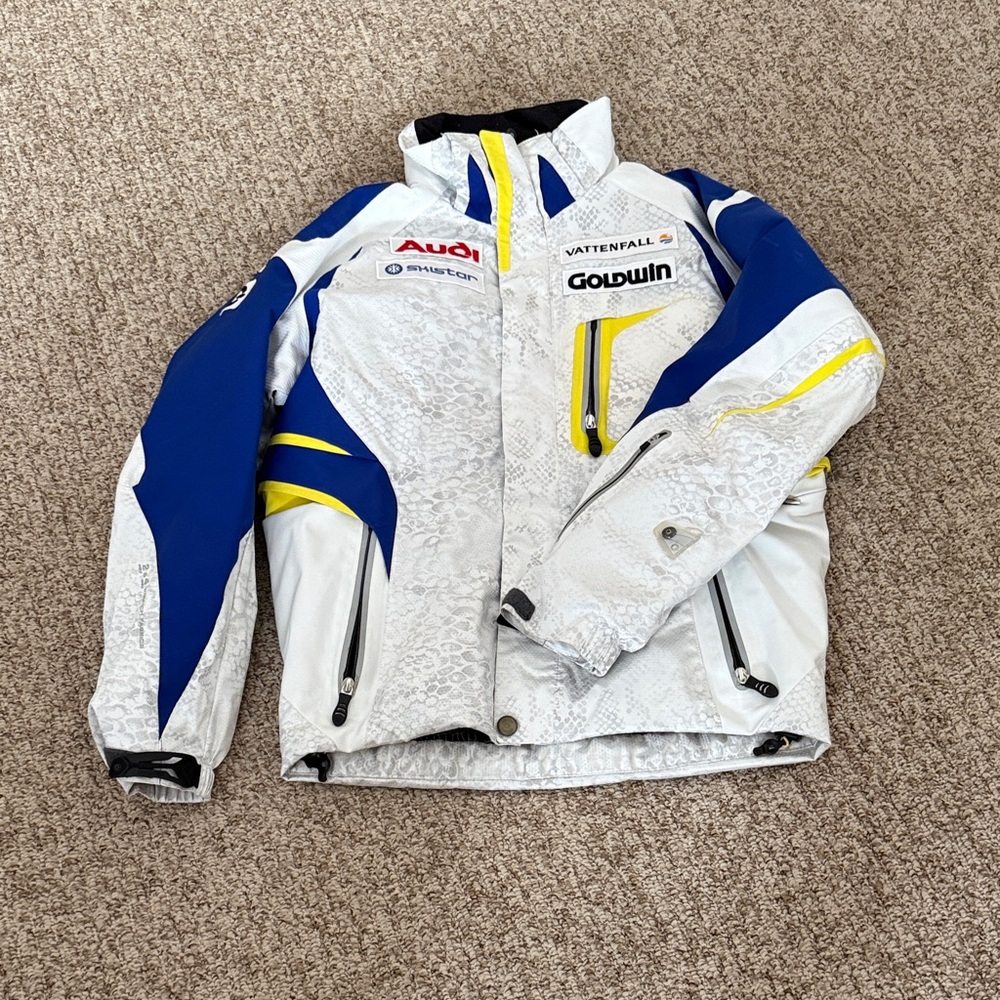 Men's small Blue and White Jacket